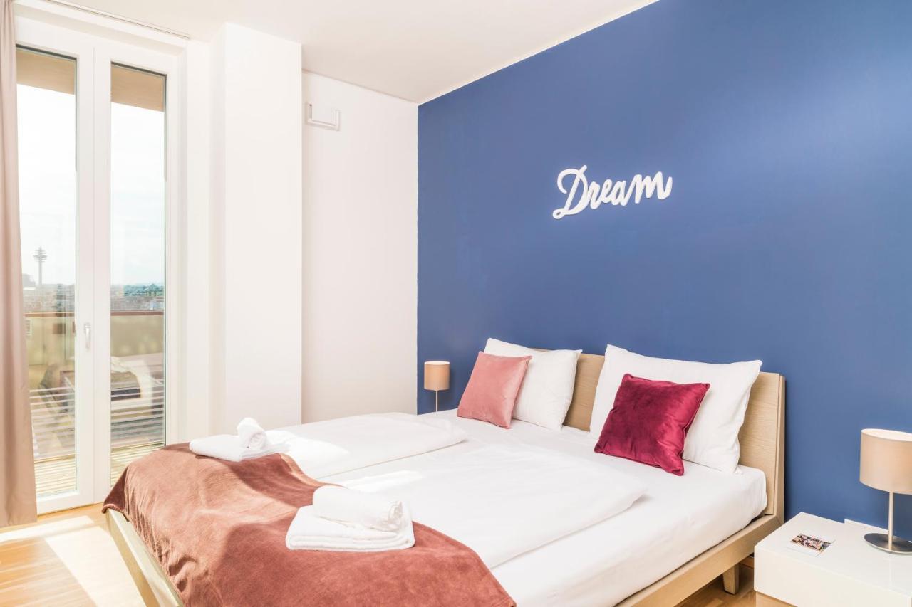 Triiiple Tower Dream Apartments With Rooftop-Summer-Pool Viena Exterior foto
