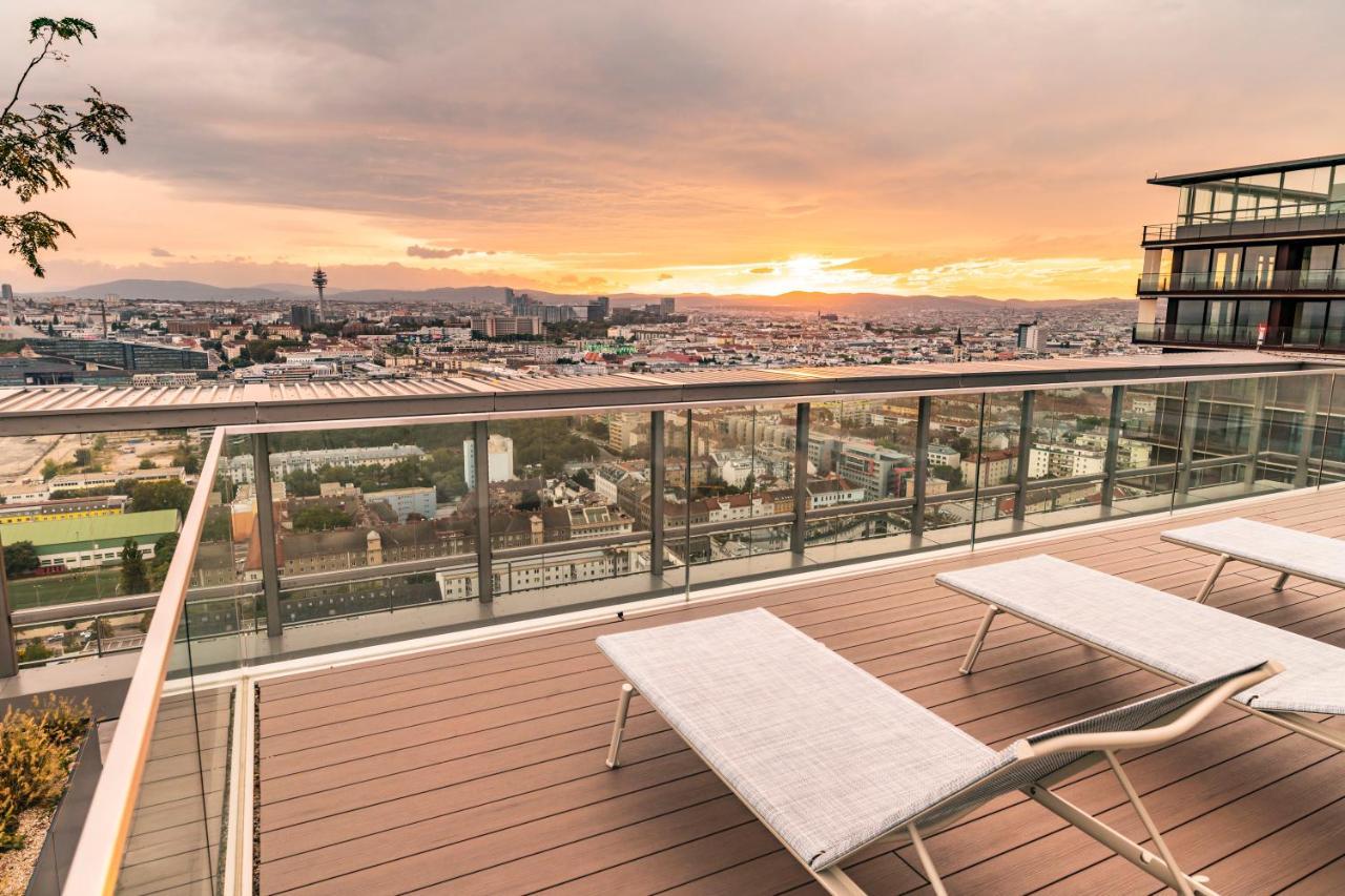 Triiiple Tower Dream Apartments With Rooftop-Summer-Pool Viena Exterior foto